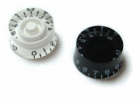 PARTS H84 - Ручка пластик д/эл. гит., п/прозрачная, (цв: черн, белый) в магазине для музыкантов Рок-н-Ролл