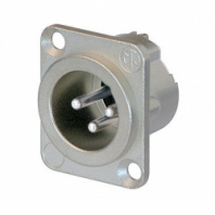 Neutrik NC3MD-LX - панельный разъем XLR male с дополнительной защитой от RF помех в магазине для музыкантов Рок-н-Ролл