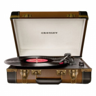 Crosley EXECUTIVE DELUXE Brown & Black - Виниловый проигрыватель в магазине для музыкантов Рок-н-Ролл
