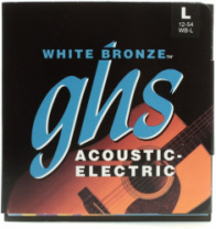 GHS WB-L White Bronze 12-54 - Струны для акустической гитары 12-54 в магазине для музыкантов Рок-н-Ролл