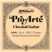 D'addario J4501 Pro-Arte - Струна одиночная 1-ая, нормальное натяжение, нейлон. в магазине для музыкантов Рок-н-Ролл