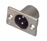 Neutrik NC3MP - Разъем XLR male панельный в магазине для музыкантов Рок-н-Ролл