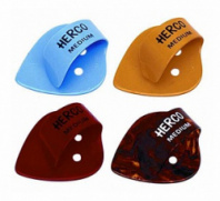 Dunlop HE112P Herco - Медиаторы на палец/плоские 3шт, средние в магазине для музыкантов Рок-н-Ролл