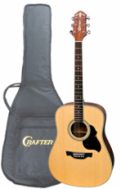 CRAFTER D-6/N+Чехол - Акустическая гитара Dreadnaught, верхняя дека - массив ели, корпус - красное д в магазине для музыкантов Рок-н-Ролл