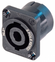 Neutrik NL2MP - Панельный разъём Speacon, 2-х конт в магазине для музыкантов Рок-н-Ролл