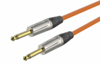 ROXTONE TGJJ100-TOG/3 Кабель инструментальный, оранжевый, 7mm, 2x6,3 mono Jack, 3м в магазине для музыкантов Рок-н-Ролл