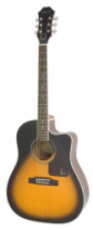 Epiphone J-45 EC Studio Vintage Sunburst - Электроакустическая гитара. Верхняя дека - массив ели в магазине для музыкантов Рок-н-Ролл
