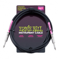 Ernie Ball 6048 - кабель инструментальный 3 метра черный в магазине для музыкантов Рок-н-Ролл Ernie Ball 6048 - кабель инструментальный 3 метра черный в магазине для музыкантов Рок-н-Ролл