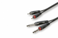 ROXTONE RACC150/2 - Аудио-кабель , (2 x RCA - 2 x 6,3 mono Jack), 2м в магазине для музыкантов Рок-н-Ролл