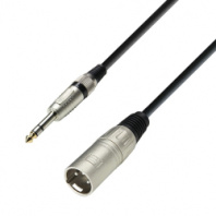 Adam Hall K3BMV0300 - микрофонный кабель XLR(M)-6,3 Jack stereo, 3м в магазине для музыкантов Рок-н-Ролл Adam Hall K3BMV0300 - микрофонный кабель XLR(M)-6,3 Jack stereo, 3м в магазине для музыкантов Рок-н-Ролл
