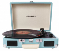 CROSLEY CRUISER DELUXE Turquoise - Виниловый проигрыватель c Bluetooth в магазине для музыкантов Рок-н-Ролл CROSLEY CRUISER DELUXE Turquoise - Виниловый проигрыватель c Bluetooth в магазине для музыкантов Рок-н-Ролл