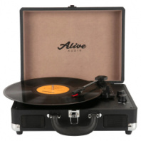 Alive Audio VIBE Black - Виниловый проигрыватель с Bluetooth, черный в магазине для музыкантов Рок-н-Ролл