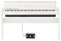 Korg LP-180-WH - цифровое пианино, 88 клавиш, тройная педаль, стойка и адаптор питания в комплекте в магазине для музыкантов Рок-н-Ролл Korg LP-180-WH - цифровое пианино, 88 клавиш, тройная педаль, стойка и адаптор питания в комплекте в магазине для музыкантов Рок-н-Ролл