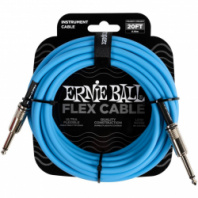 Ernie Ball 6417 - кабель инструментальный Flex, прямой - прямой джеки, 6 метров, синий в магазине для музыкантов Рок-н-Ролл Ernie Ball 6417 - кабель инструментальный Flex, прямой - прямой джеки, 6 метров, синий в магазине для музыкантов Рок-н-Ролл
