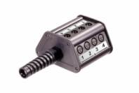 Rean NSB1A-8/4 - распределительная коробка 8 XLR female входов, 4 XLR male выхода, трапецевидная кон в магазине для музыкантов Рок-н-Ролл Rean NSB1A-8/4 - распределительная коробка 8 XLR female входов, 4 XLR male выхода, трапецевидная кон в магазине для музыкантов Рок-н-Ролл
