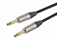 ROXTONE TGJJ300-28/6 - Кабель инструментальный, черный, 6.5mm, 2x6,3 mono Jack, 6м в магазине для музыкантов Рок-н-Ролл