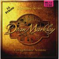 Dean Markley 2204 Vintage Bronze ML - струны для 12-струн. акустич. гитары (85% медь,15% цинк) в магазине для музыкантов Рок-н-Ролл