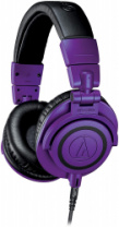 AUDIO-TECHNICA ATH-M50XPB - студийные мониторные наушники цвет "фиолетовый + черный" в магазине для музыкантов Рок-н-Ролл AUDIO-TECHNICA ATH-M50XPB - студийные мониторные наушники цвет "фиолетовый + черный" в магазине для музыкантов Рок-н-Ролл