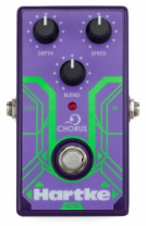 Hartke HC33 - Педаль эффектов для бас гитары Chorus, регулировки скорости, глубины и баланса в магазине для музыкантов Рок-н-Ролл