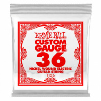 Ernie Ball 1136 - струна для электро и акустических гитар. Никель, в оплётке, калибр .036 в магазине для музыкантов Рок-н-Ролл