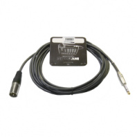 Invotone ACM1003S/BK - Микрофонный  кабель, Джек  6,3 стерео <->XLR3M, длина 3 м (черный) в магазине для музыкантов Рок-н-Ролл