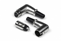 INVOTONE XLR3F200C - разъём XLR 3Р, угловой,  кабельный, мама, корпус металл/ пластик в магазине для музыкантов Рок-н-Ролл