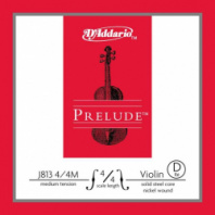 D'Addario J813-4/4M Prelude - Отдельная струна D (Ре) для скрипки размером 4/4, среднее натяжение в магазине для музыкантов Рок-н-Ролл
