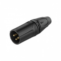 ROXTONE RX3M-BG - Разъем Cannon кабельный, папа, 3-х контактный в магазине для музыкантов Рок-н-Ролл