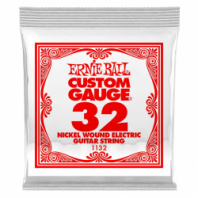 Ernie Ball 1132 - струна для электро и акустических гитар. Никель, в оплётке, калибр .032 в магазине для музыкантов Рок-н-Ролл