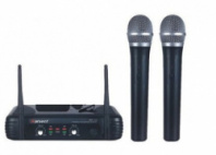 Karsect WR15D/HT-15U - радиосистема с двумя ручными микрофонами в магазине для музыкантов Рок-н-Ролл Karsect WR15D/HT-15U - радиосистема с двумя ручными микрофонами в магазине для музыкантов Рок-н-Ролл