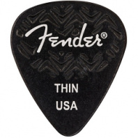 FENDER WAVELENGTH 351 THIN 6 PK BLACK - Медиаторы в магазине для музыкантов Рок-н-Ролл