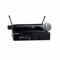 SHURE SLXD24E/B58 H56 - одноканальная цифровая радиосистема с ручным передатчиком BETA58A 518-562MHz в магазине для музыкантов Рок-н-Ролл