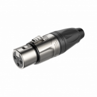 ROXTONE RX3F-NS - Разъем cannon кабельный 1шт., мама 3-х контактный, цвет: серебро, каждый разьем в  в магазине для музыкантов Рок-н-Ролл