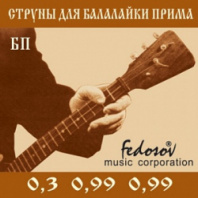 Fedosov BP - Комплект струн для балалайки прима, латунь в магазине для музыкантов Рок-н-Ролл