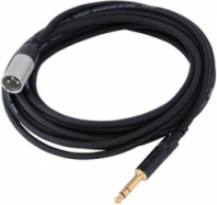 Cordial CFM 6 MV - Инструментальный кабель XLR male/джек стерео 6.3мм, 6.0м, черный в магазине для музыкантов Рок-н-Ролл Cordial CFM 6 MV - Инструментальный кабель XLR male/джек стерео 6.3мм, 6.0м, черный в магазине для музыкантов Рок-н-Ролл