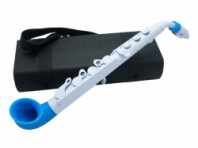 NUVO jSax White/Blue строй С (до) - саксофон, строй С (до) в магазине для музыкантов Рок-н-Ролл NUVO jSax White/Blue строй С (до) - саксофон, строй С (до) в магазине для музыкантов Рок-н-Ролл