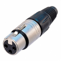 Neutrik NC3FX - Разъем XLR female кабельный в магазине для музыкантов Рок-н-Ролл