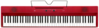 KORG L1 MR - цифровое пианино Liano, 88 клавиш, цвет красный. Пюпитр и педаль в комплекте в магазине для музыкантов Рок-н-Ролл