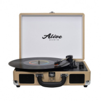 Alive Audio GLAM Latte - Виниловый проигрыватель c Bluetooth в магазине для музыкантов Рок-н-Ролл