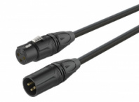 ROXTONE GMXX200/1 - Кабель микрофонный (2x0,22mm2, D: 6.5мм), XLR(3P)(RX3F-BG) - XLR(RX3M-BG), 1м в магазине для музыкантов Рок-н-Ролл