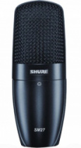 Shure SM27-LC - студийный конденсаторный микрофон с защитным бархатным чехлом и противоударным крепл в магазине для музыкантов Рок-н-Ролл Shure SM27-LC - студийный конденсаторный микрофон с защитным бархатным чехлом и противоударным крепл в магазине для музыкантов Рок-н-Ролл