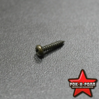 PARTS WR2110BK - Шуруп (колк. мех, крышка анкера), 2.1*10мм, полукругл., цв-черный в магазине для музыкантов Рок-н-Ролл