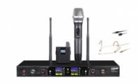 LAudio LS-Q3-MH - Радиосистема с ручным и головным передатчиком в магазине для музыкантов Рок-н-Ролл LAudio LS-Q3-MH - Радиосистема с ручным и головным передатчиком в магазине для музыкантов Рок-н-Ролл