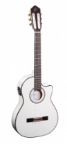 Ortega RCE145WH Family Series Pro - Классическая гитара со звукоснимателем, размер 4/4, белая в магазине для музыкантов Рок-н-Ролл Ortega RCE145WH Family Series Pro - Классическая гитара со звукоснимателем, размер 4/4, белая в магазине для музыкантов Рок-н-Ролл
