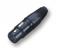 Roxtone RX004F - Разъем cannon кабельный мама 3-х контактный, Standard в магазине для музыкантов Рок-н-Ролл