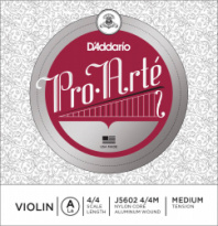 D'Addario J5602-4/4M Pro-Arte - Отдельная струна А/Ля для скрипки размером 4/4, среднее натяжение в магазине для музыкантов Рок-н-Ролл D'Addario J5602-4/4M Pro-Arte - Отдельная струна А/Ля для скрипки размером 4/4, среднее натяжение в магазине для музыкантов Рок-н-Ролл