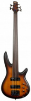 Ibanez srf705-bbf brown burst flat - безладовая 5-струнная бас-гитара, цвет прозрачный коричневы в магазине для музыкантов Рок-н-Ролл