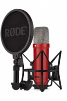 RODE NT1 SIGNATURE RED - студийный кардиоидный конденсаторный микрофон, цвет красный в магазине для музыкантов Рок-н-Ролл RODE NT1 SIGNATURE RED - студийный кардиоидный конденсаторный микрофон, цвет красный в магазине для музыкантов Рок-н-Ролл