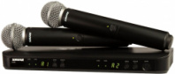 Shure BLX288E/PG58 M17 662-686 MHz - двухканальная радиосистема с двумя передатчиками PG58 в магазине для музыкантов Рок-н-Ролл