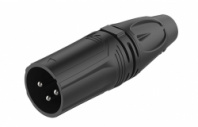 ROXTONE RX3M-BS - Разъем cannon кабельный папа 3-х контактный, цвет: Черный. HQ в магазине для музыкантов Рок-н-Ролл